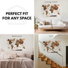Load image into Gallery viewer, 3D LED Wooden World Map 2.0 (with acrylic background)