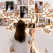 Load image into Gallery viewer, Wooden Led Family Tree - Starlight