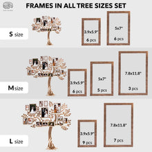 Load image into Gallery viewer, Wooden Led Family Tree - Starlight