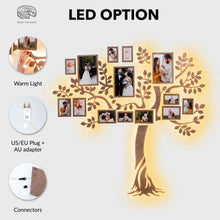 Load image into Gallery viewer, Wooden Led Family Tree - Starlight