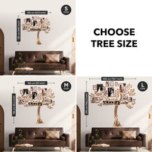 Load image into Gallery viewer, Wooden Led Family Tree - Starlight
