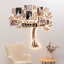 Load image into Gallery viewer, Wooden Led Family Tree - Starlight