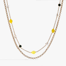 Load image into Gallery viewer, Double-Layer Lemon Necklace
