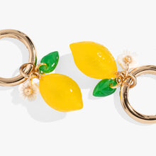 Load image into Gallery viewer, Lemon Huggie Hoop