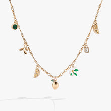 Load image into Gallery viewer, Lemon Multi-Charm Necklace