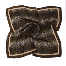 Load image into Gallery viewer, Leopard Print Square Scarf Hijab (MH182)