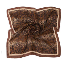 Load image into Gallery viewer, Leopard Print Square Scarf Hijab (MH182)