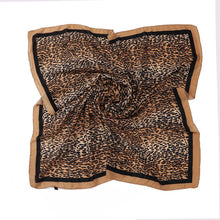 Load image into Gallery viewer, Leopard Print Square Scarf Hijab (MH182)