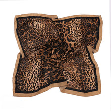 Load image into Gallery viewer, Leopard Print Square Scarf Hijab (MH182)