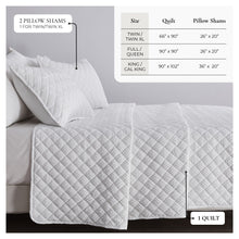 Load image into Gallery viewer, Diamond Embossed Quilt Set - Diamond Microsculpt Collection