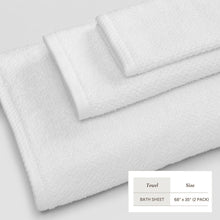 Load image into Gallery viewer, Cotton Textured Bath Towel Set - Acacia Collection