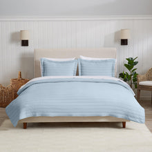 Load image into Gallery viewer, Solid Striped Quilt - Virginia Collection