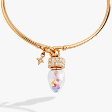 Load image into Gallery viewer, Christmas Light Bulb Shaker Tension Cuff