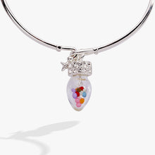 Load image into Gallery viewer, Christmas Light Bulb Shaker Tension Cuff