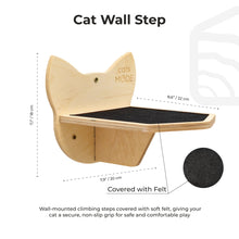 Load image into Gallery viewer, Wooden Cat Step - Light