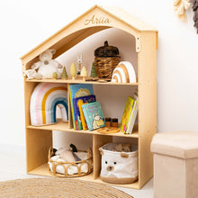 Load image into Gallery viewer, White Dollhouse Bookcase