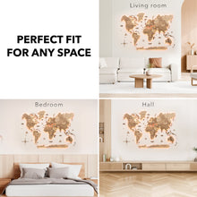 Load image into Gallery viewer, 3D LED Wooden World Map 3.0 Terra