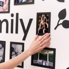 Load image into Gallery viewer, Wooden Led Family Tree - Black Ember
