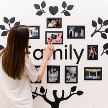 Load image into Gallery viewer, Wooden Led Family Tree - Black Ember