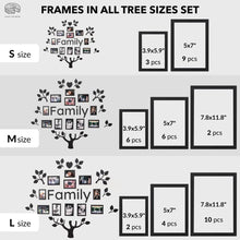 Load image into Gallery viewer, Wooden Led Family Tree - Black Ember