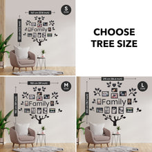 Load image into Gallery viewer, Wooden Led Family Tree - Black Ember
