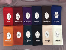 Load image into Gallery viewer, Lightweight Breathable Soft Minimalist Hijab (MH191)