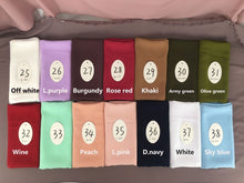 Load image into Gallery viewer, Lightweight Breathable Soft Minimalist Hijab (MH191)