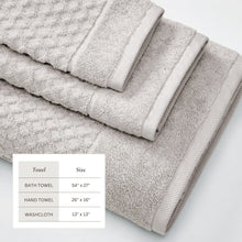 Load image into Gallery viewer, Cotton Diamond Waffle Weave Bath Towel Set - Grayson Collection
