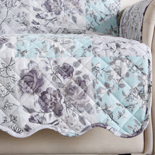 Load image into Gallery viewer, Reversible Floral Patchwork Furniture Protector - Maribel Collection