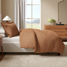 Load image into Gallery viewer, 100% Cotton Honeycomb Waffle Duvet Set - Mattea Collection