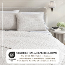 Load image into Gallery viewer, 100% Cotton Honeycomb Waffle Garment Washed Quilt Set - Genevieve Collection
