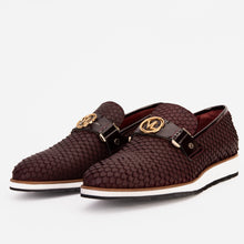 Load image into Gallery viewer, The Legacy Burgundy Leather Men Casual Loafer Shoe