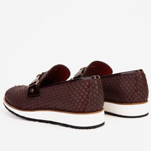 Load image into Gallery viewer, The Legacy Burgundy Leather Men Casual Loafer Shoe