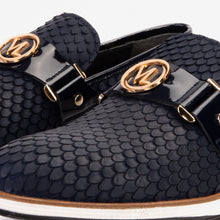 Load image into Gallery viewer, The Legacy Navy Blue Leather Men Casual Loafer Shoe
