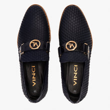 Load image into Gallery viewer, The Legacy Navy Blue Leather Men Casual Loafer Shoe