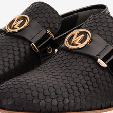 Load image into Gallery viewer, The Legacy Black Leather Men Casual Loafer Shoe