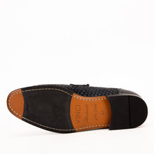 Load image into Gallery viewer, The Monarch Navy Blue Leather Men Dress Shoe