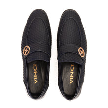 Load image into Gallery viewer, The Monarch Navy Blue Leather Men Dress Shoe