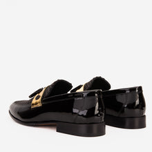Load image into Gallery viewer, The Imperial Black &amp; Gold Leather Men Dress Shoe