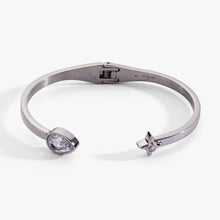 Load image into Gallery viewer, Crystal Teardrop and Star Cuff Bracelet