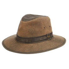 Load image into Gallery viewer, Scala Long Trail - Oilskin Outback Fedora Hat