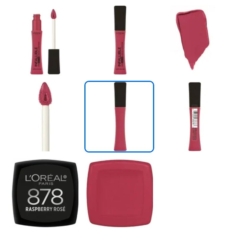 L'Oreal Paris Infallible Pro Matte Liquid Lipstick, Raspberry Rose 0.21 oz