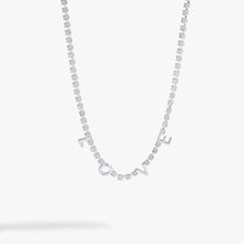 Load image into Gallery viewer, "Love" Crystal Tennis Necklace