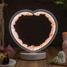 Load image into Gallery viewer, Love Magnet - Rose Quartz Heart Lamp
