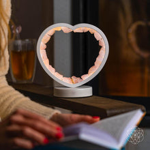 Load image into Gallery viewer, Love Magnet - Rose Quartz Heart Lamp
