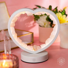 Load image into Gallery viewer, Love Magnet - Rose Quartz Heart Lamp