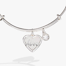 Load image into Gallery viewer, Love Mother of Pearl Bangle