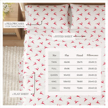 Load image into Gallery viewer, Turkish Cotton Christmas Flannel Sheet Set - Whittaker Collection
