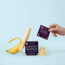 Load image into Gallery viewer, Banana Flavored Lucky Wipes For Men