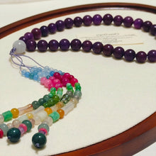 Load image into Gallery viewer, Luxury Elegance Fancy 33 Muslim Agate Tasbeeh with Tassels (MR083)